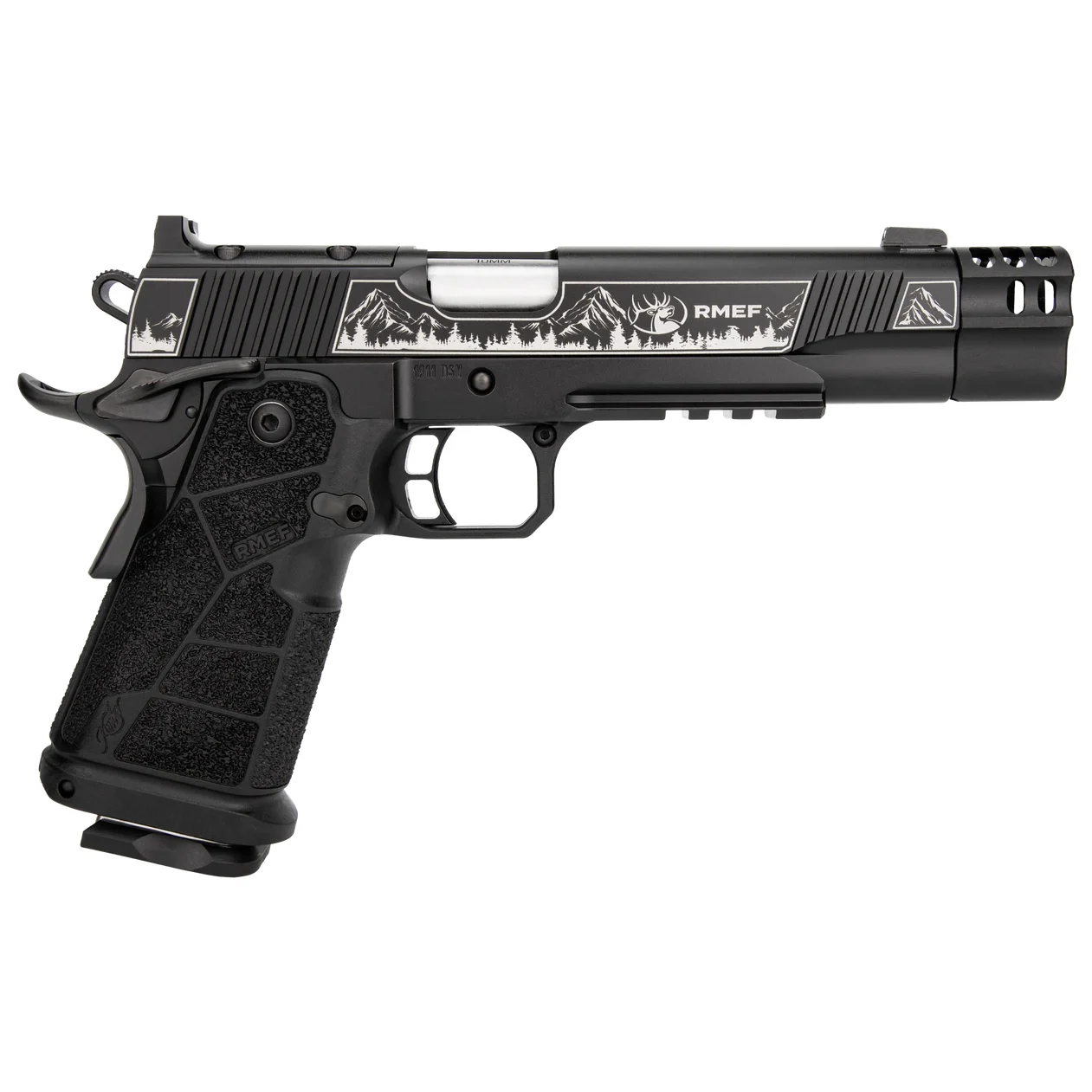 Kimber 1911 DS Warrior RMEF (COMP)(OR) 10mm Semi-Auto Pistol w/(1) 15rd &amp; (1) 18rd Mags 3600305