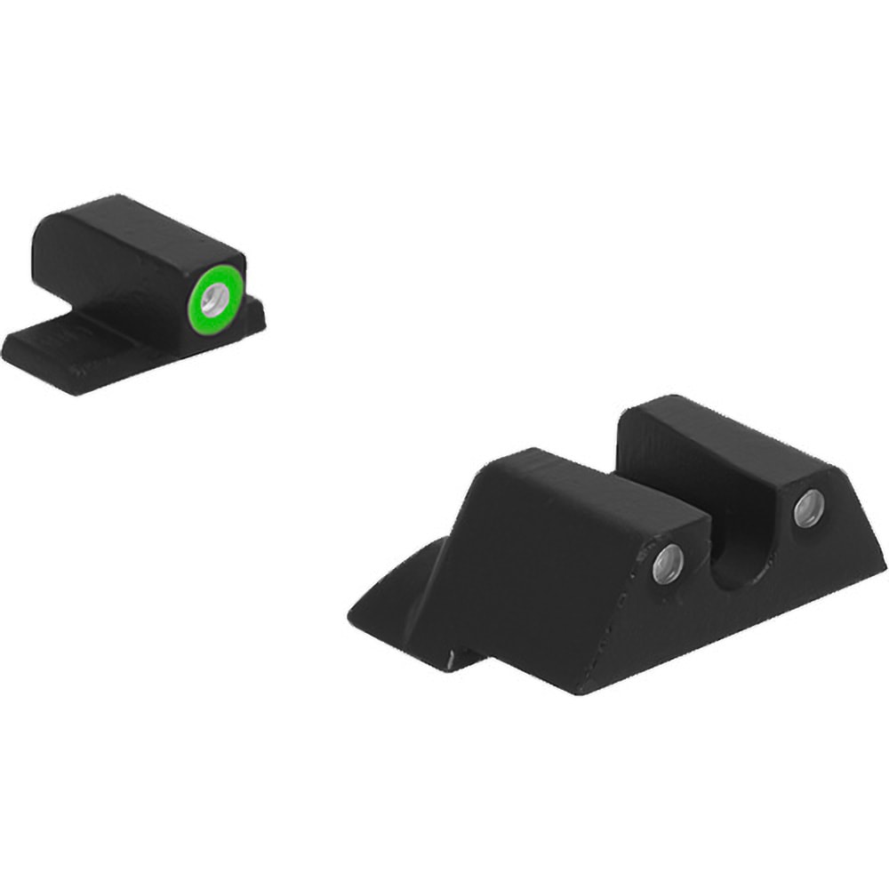 Meprolight Hyper-Bright Mossberg MC2 Green Ring/Green Fixed Pistol Sight Set 402603111