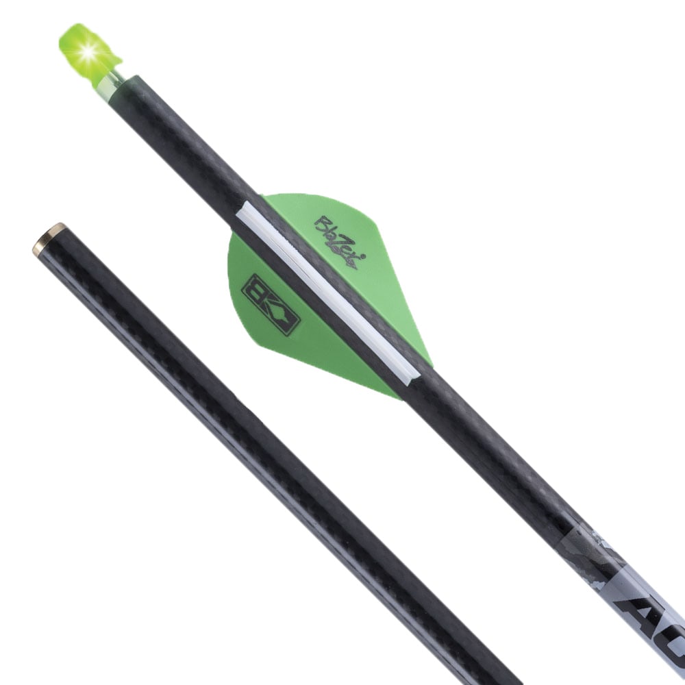TenPoint ACU-X 20" .001" Green Lighted Carbon Arrows 3pk HEA-799.3