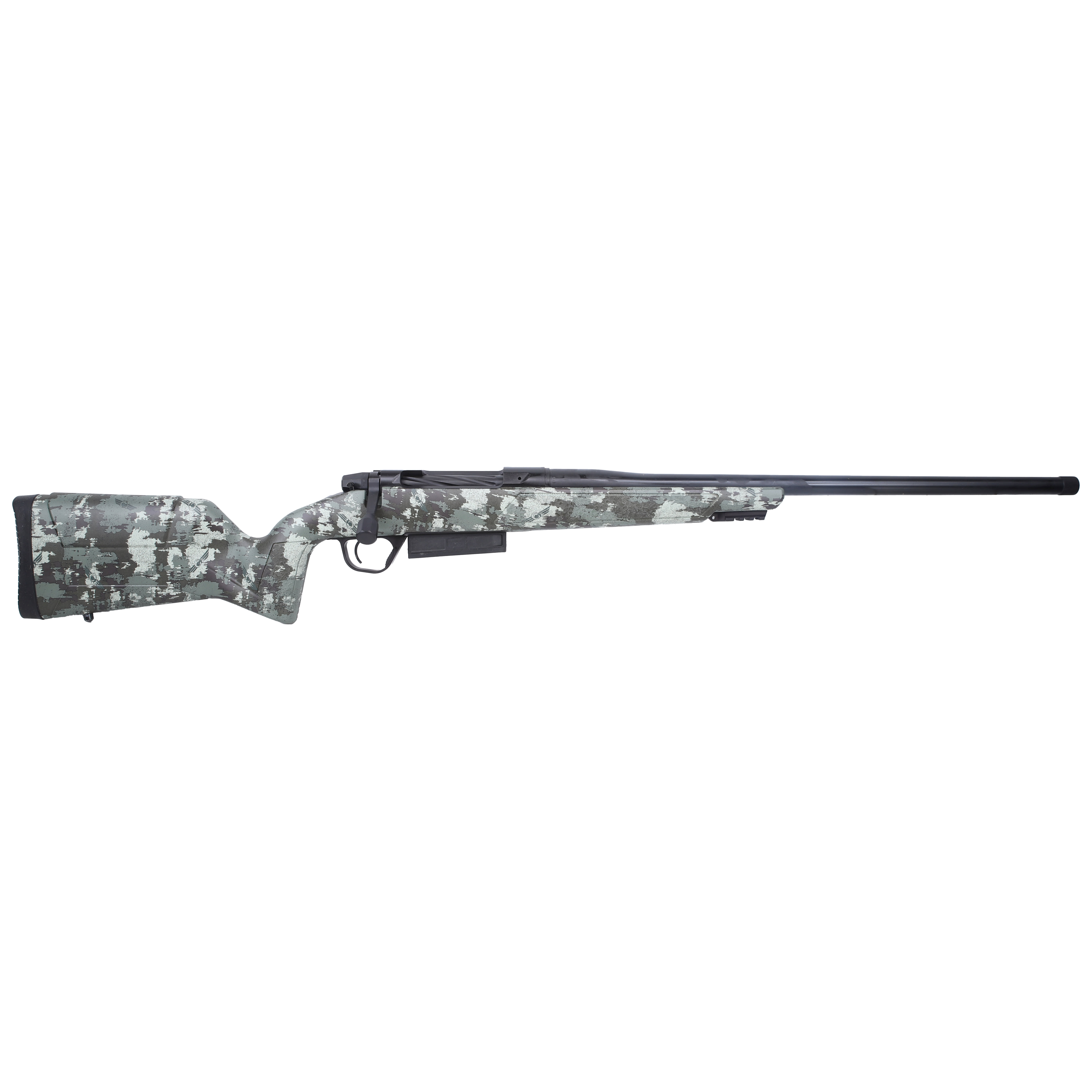 Christensen Arms Evoke Hunter .300 PRC 22" 1:8 Black Cerakote Bbl Brush Camo Hybrid Hunter Stock Bolt Action Rifle 801-15027-01