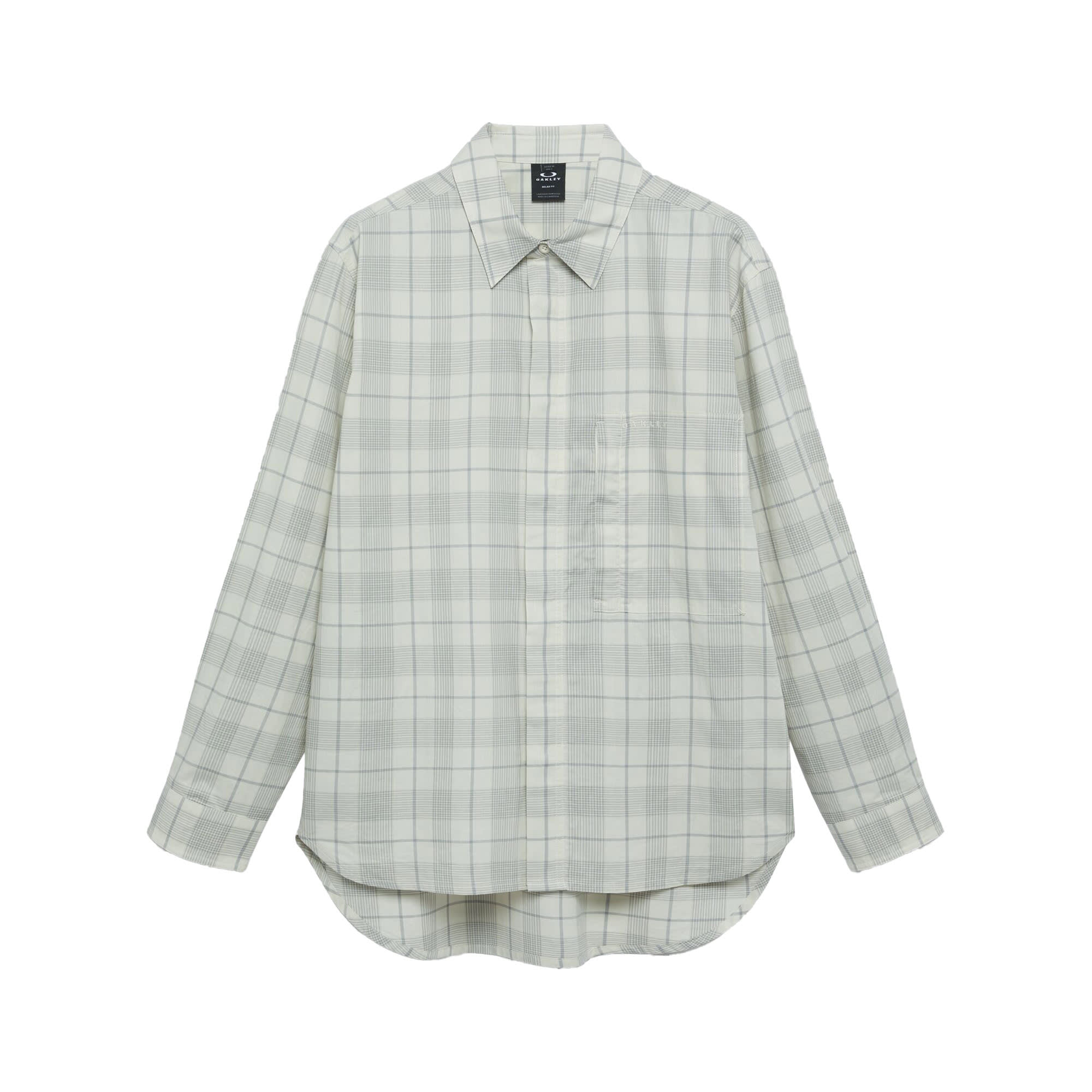 Oakley Oak Light Plaid Shirt Mist Check XXL FOA407954-25O-XXL