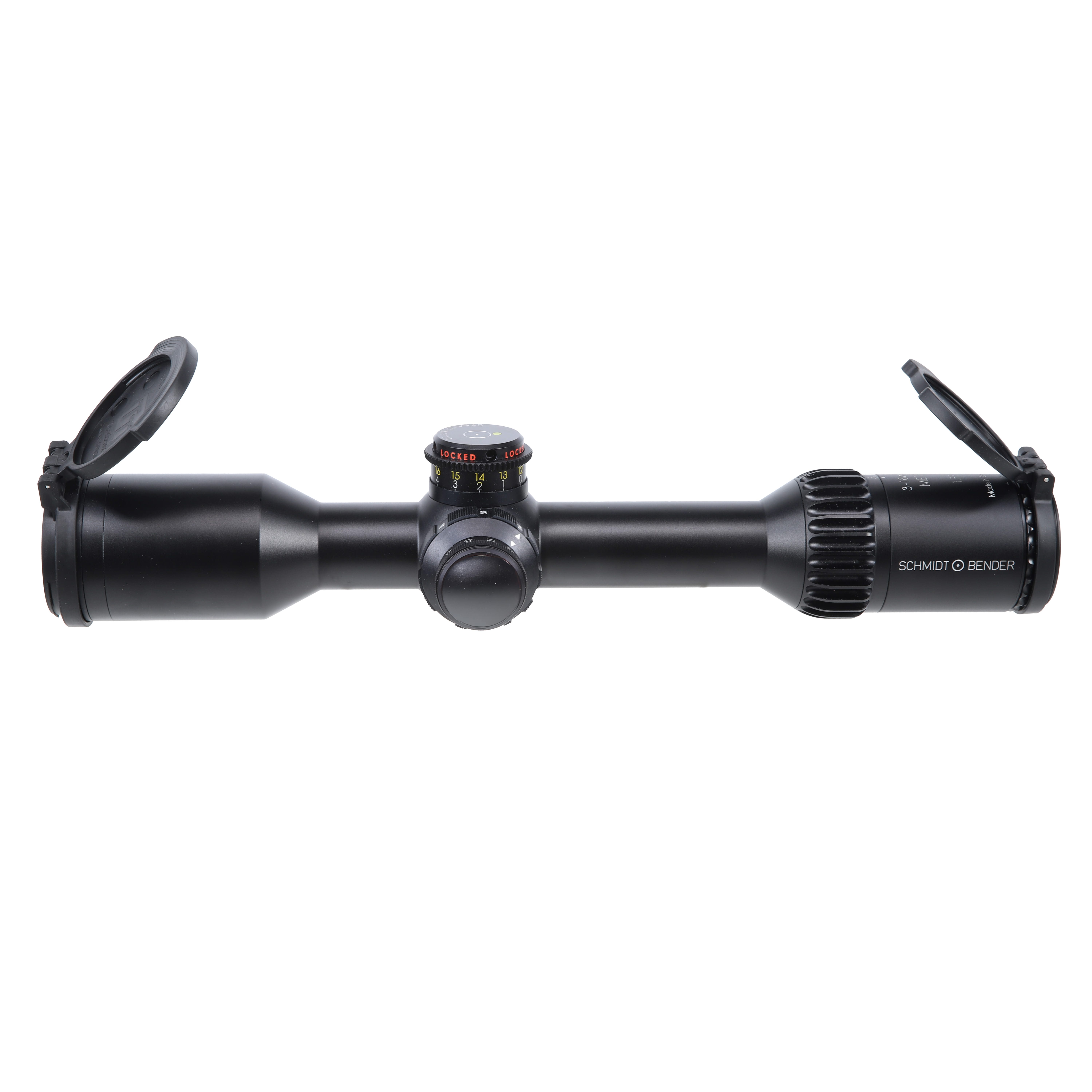 Schmidt Bender 3-18x42mm META US FFP SBX-S 0.1 mrad ccw DT23 LT/ ST ZC LT Riflescope 158-811-34F-Q9-H2B03