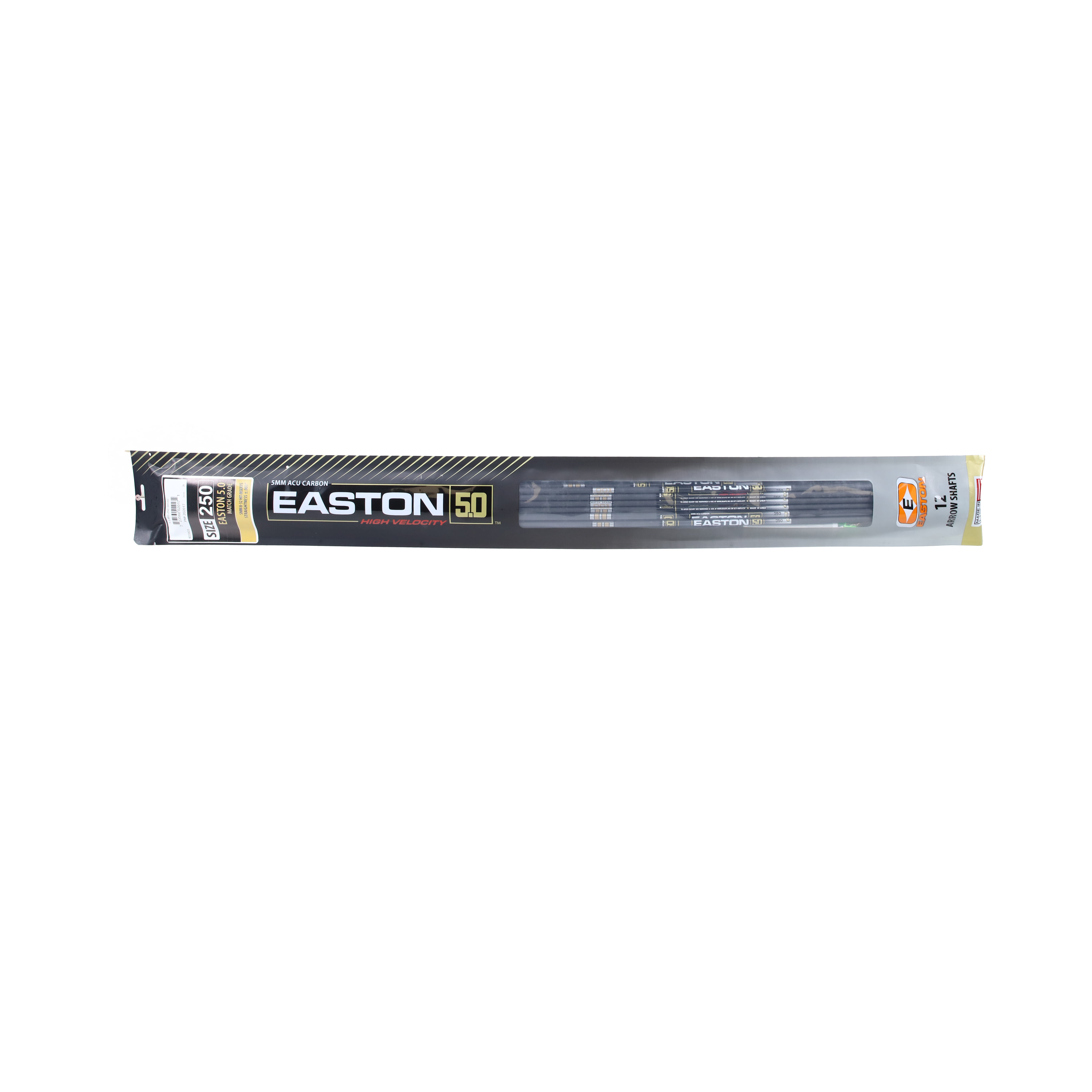 Easton Hunting Arrows 5.0 5mm Match Grade Pro Series w/ Hit &amp; Collars DZ (12) 202017