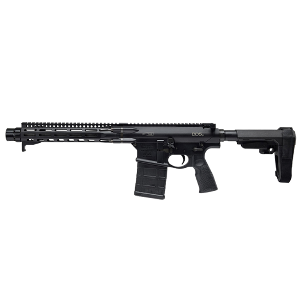 Daniel Defense DD5P 7.62x51mm NATO 12.25" 1:10" S2W Bbl 10.5 M-LOK FF Rail Enhanced Trigger Stainless Steel BLK AR Pistol 02-088-30157-047