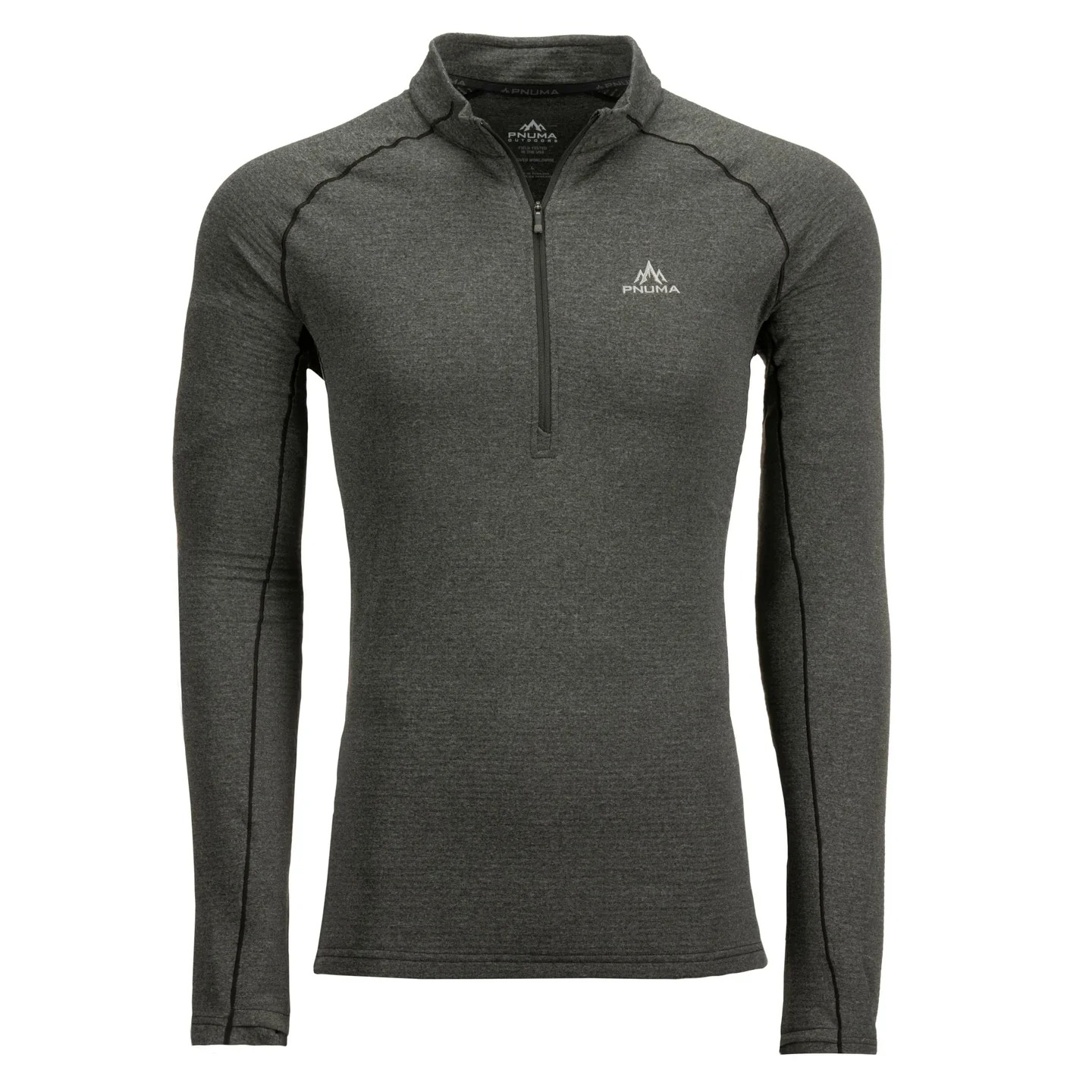 Pnuma Outdoors Base Haven 1/4 Zip Pullover Beluga 3XL P308BXXX