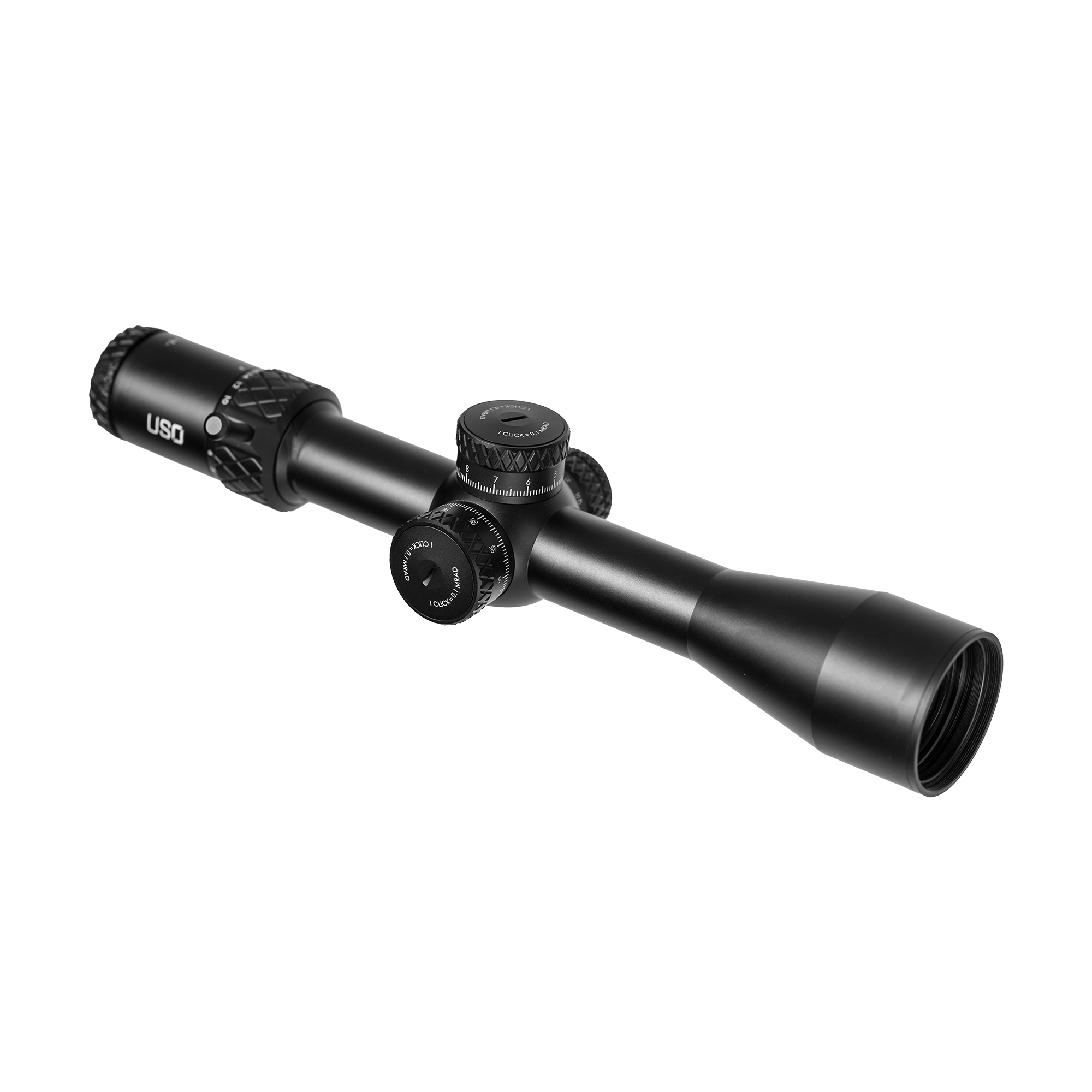 US Optics 3-18x50mm 34mm Tube Digital Red SFP WH-MOA Reticle  Elevation and Windage 1/4 MOA Adjustments TXH-3-18X-WH-MOA