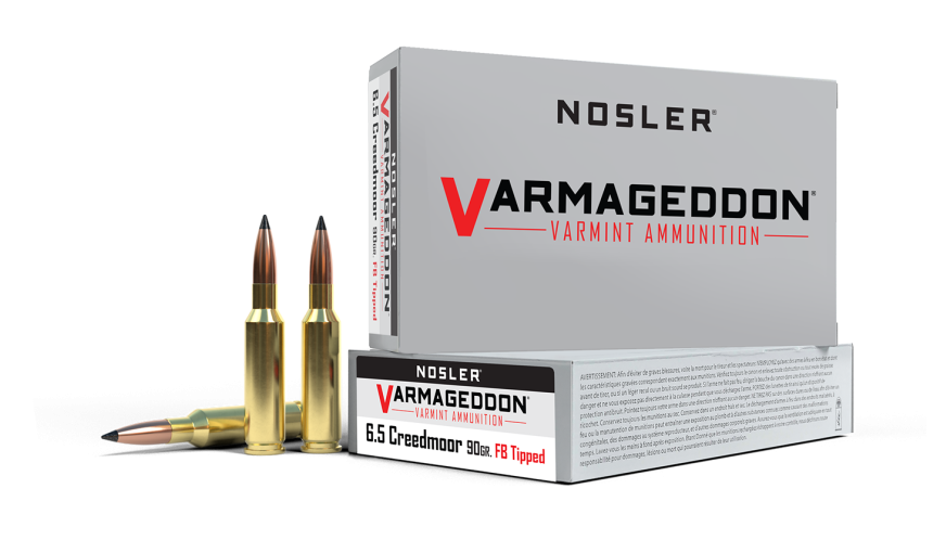 Nosler Varmageddon VGA - 6.5mm Grendel 90g VG FBT (20ct) Ammunition 65182