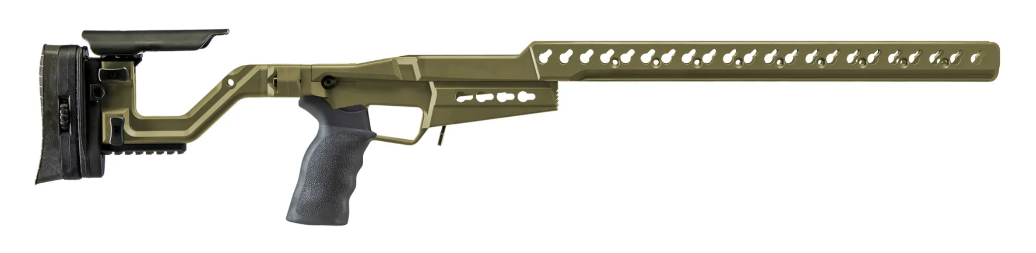 Accuracy International AT-X AICS Tikka T3  Sage Green Folding Stock 29828FO-GR