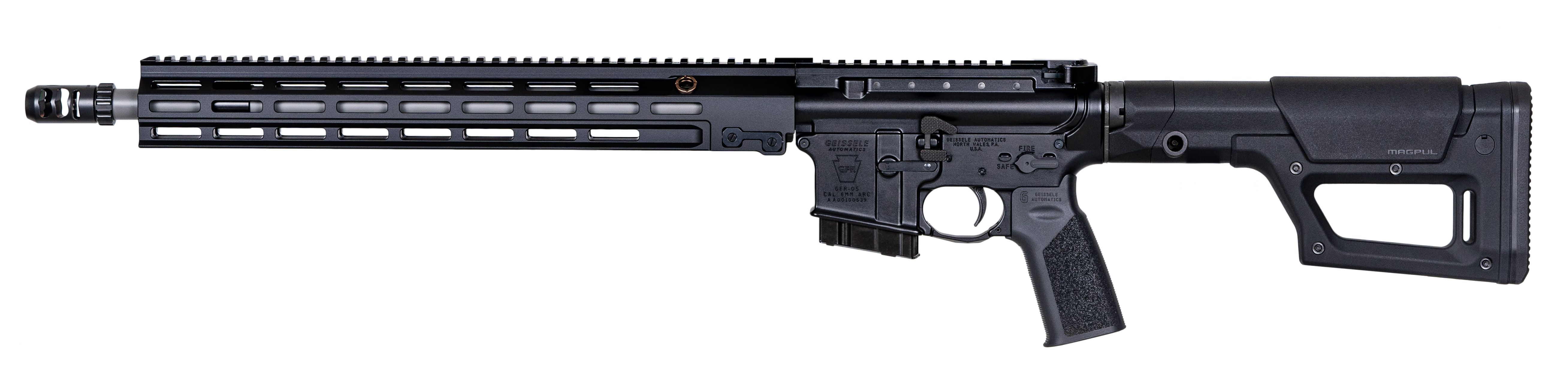 Geissele GFR 6mm ARC 18&quot; Bbl Stratomatch Black Rifle 08-651B