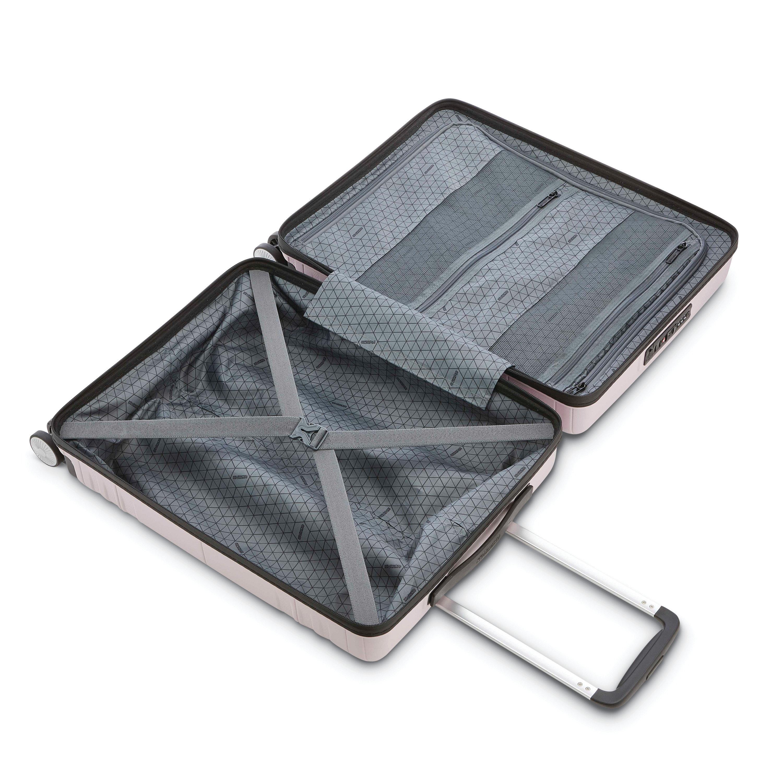 American Tourister Apex DLX Hardside CarryOn Spinner Luggage eBay