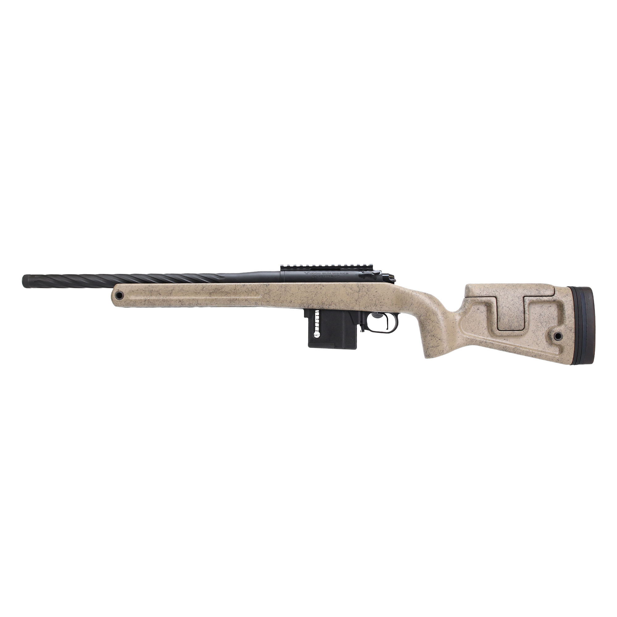 Vudoo Gun Works Gen2 RH 22LR 18&quot; Bart Kukri Spiral Flute 1/2-28 20MOA TT Primary Grayboe Phoenix PRI-22LR-G2-KUK18SF-GBPTB