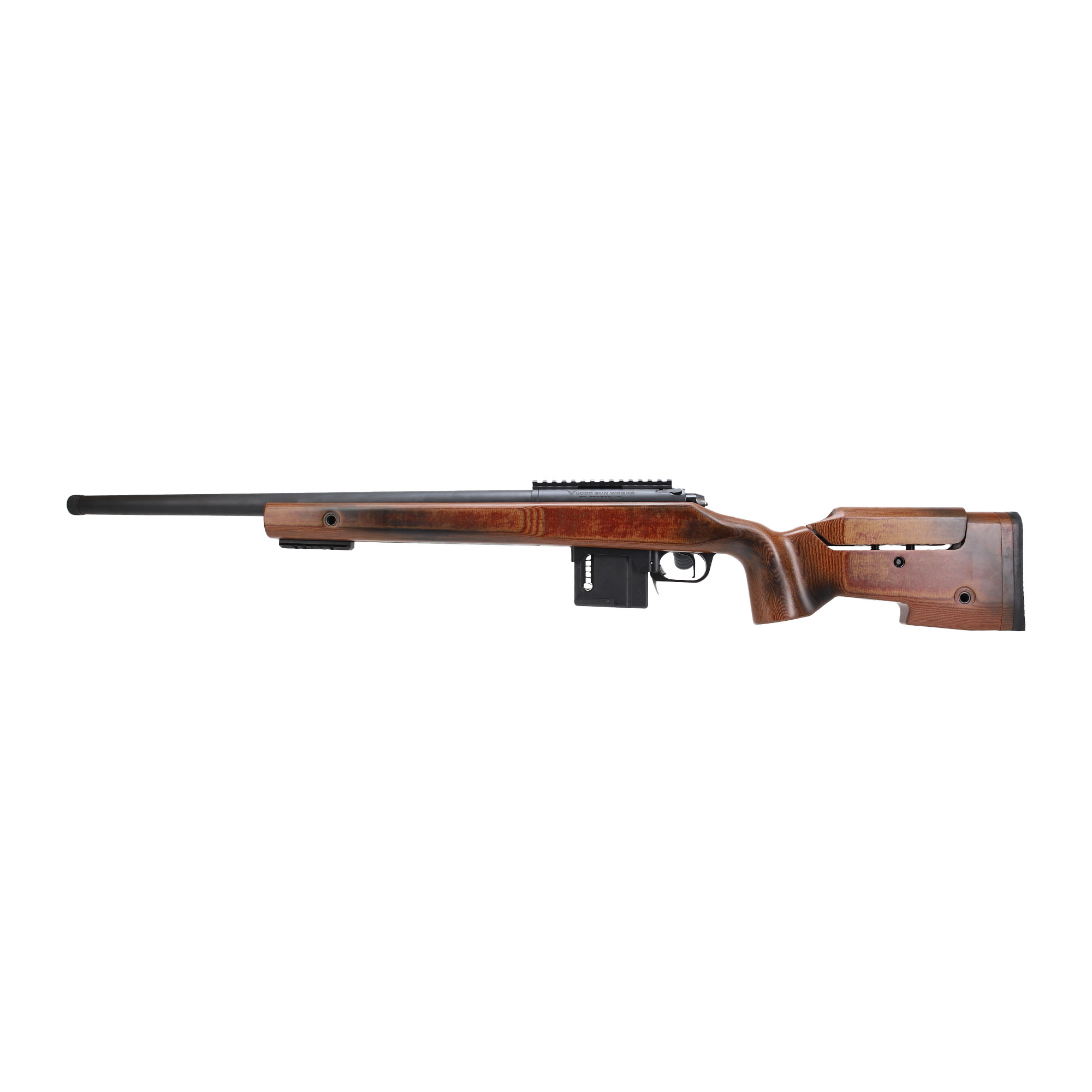 Vudoo Gun Works Gen2 RH 22LR 22&quot; Bart MTU 1/2-28 20MOA TT Primary Foundation Exodus Light-w/Bag Hook FRI-22LR-G2-MTU22T-FELCD