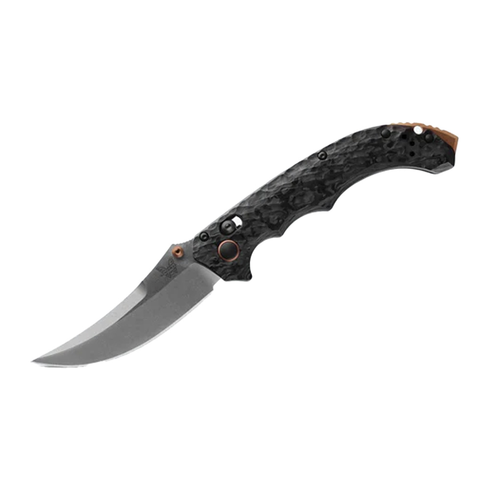 Benchmade Mini Bedlam AXIS Scimitar Carbon Fiber Knife 865-02