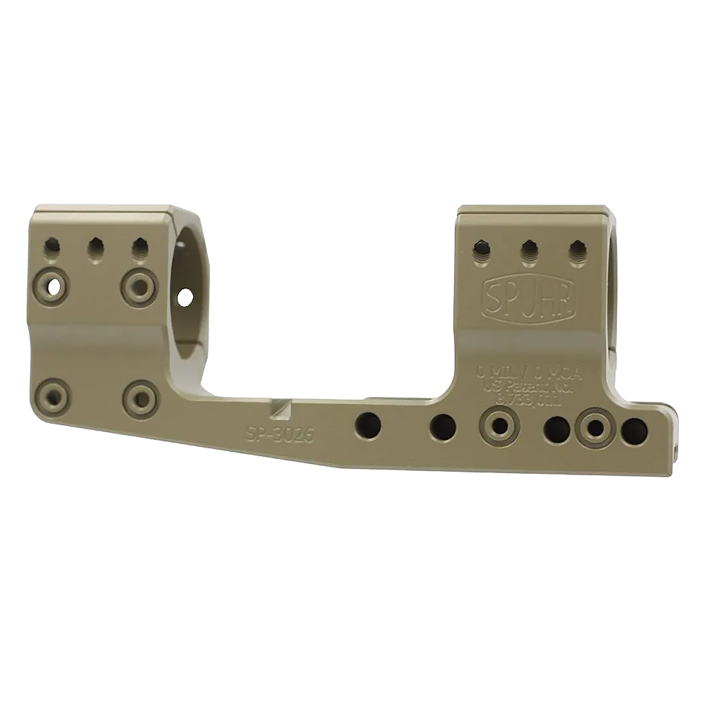 Spuhr Cantilever Unimount 30mm 0MIL/MOA 1.26&quot; Gen 3 Noveske Shooting Team Picatinny FDE Scope Mount SP-3026C-FDE SP-3026C-FDE-SPUHR
