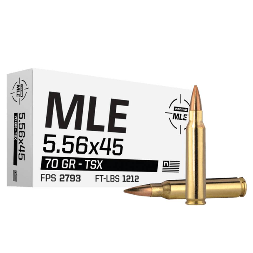Norma 5.56x45 70gr TSX Centerfire Rifle Ammo (20/box) 601704041