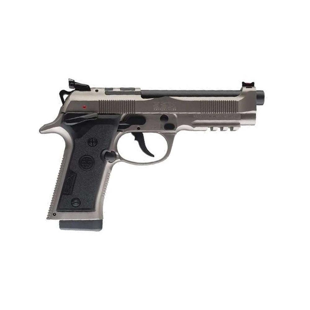Beretta 92X Performance Carry Optic Dark Nistan Yellow Accents 9x19mm 4.9&quot; Bbl SA/DA Pistol w/2 18 Mags J92XPCOYE18