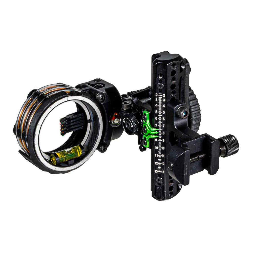 Driver Slider Sight - Picatinny - w/ AccuStat II Scope - Micro 5 Pins - .019 Fiber - Stealth ADVR-P519-4AB
