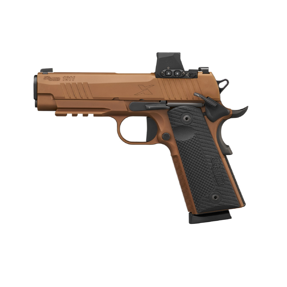 Sig Sauer 1911 XCarry .45 ACP 4.2&quot; Bbl SAO X-Ray 3 Romeo-X G10 Grip Emperor Scorpion Compact Pistol w/(2) 8rd Steel Mags 1911XCA-45-CXR3-RXX