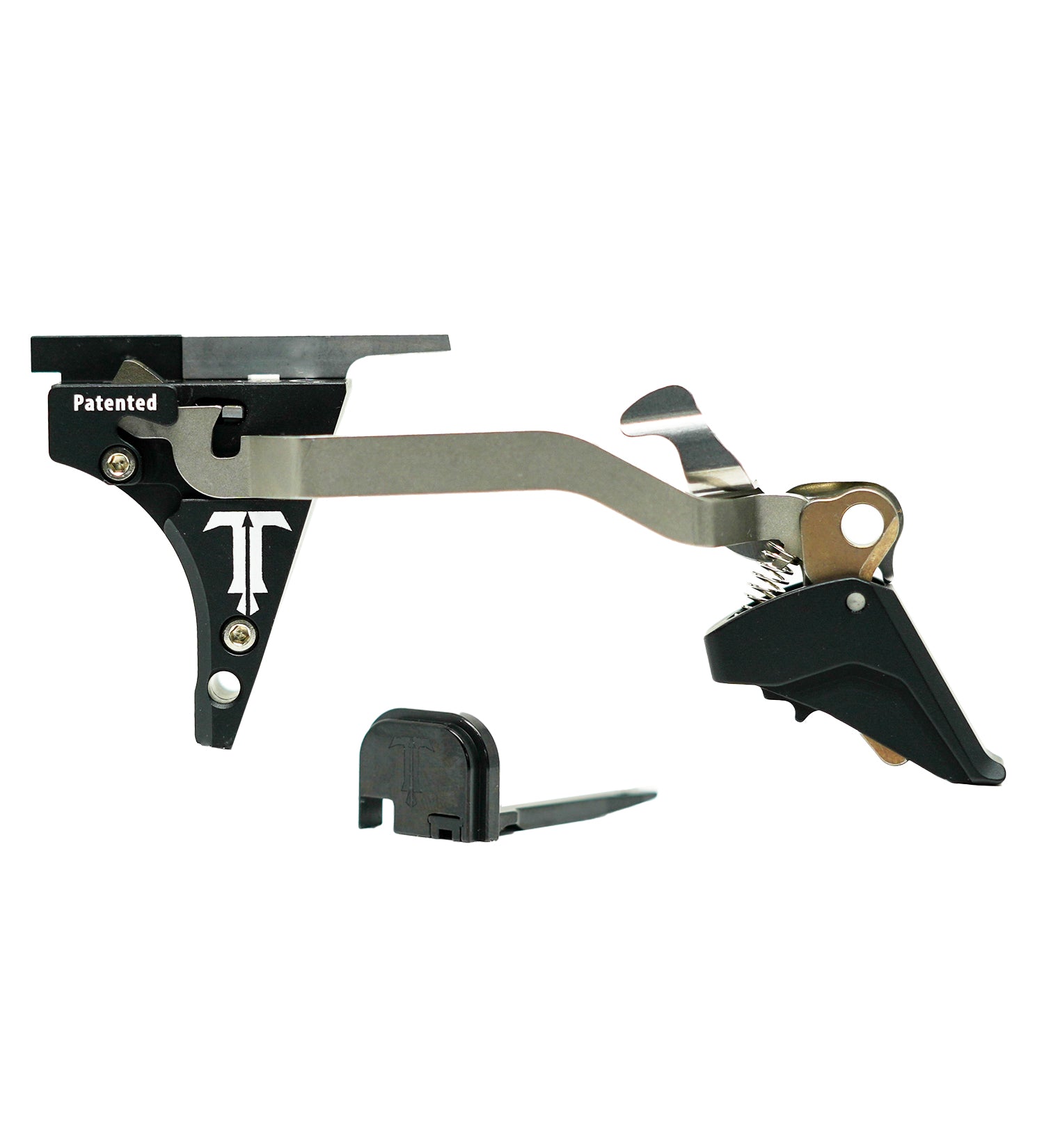 TriggerTech Glock Gen 1-5 Competitive - Black, Competitive Special, Straight Flat G9B0-SBS-26-CIBF