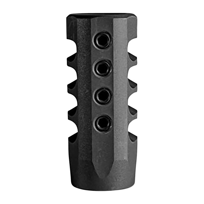 Christensen Arms .243 Cal 1/2x28 Black Nitride Side-Baffle Brake 810-00015-02