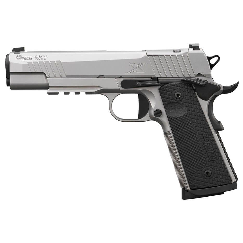 Sig Sauer 1911 XSeries .45 ACP 5\&quot; Gray Optic-Ready Pistol w/XRAY3 Sights, G10 Grip &amp; (2) 8rd Steel Mags 1911XR-45-SS