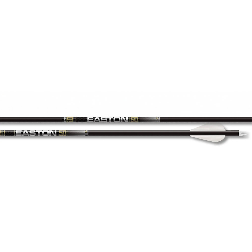 Easton Hunting Arrows 5.0 5mm w/ 50 Grain Steel Halfout PACK (6) 102046