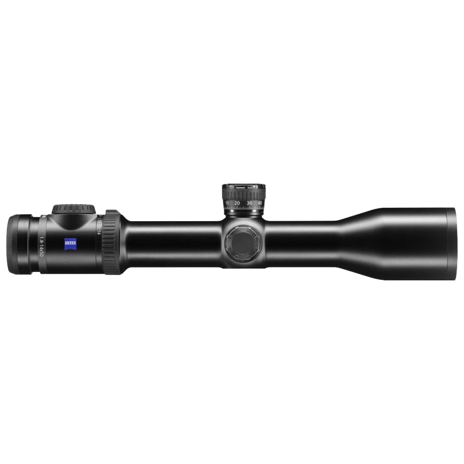 Zeiss Victory V8 1.8-14x50mm Illum SFP #60 Plex BDC/ASV Ext. Elev. Turret .33 MOA Adj Parallax Riflescope 522111-9960-040