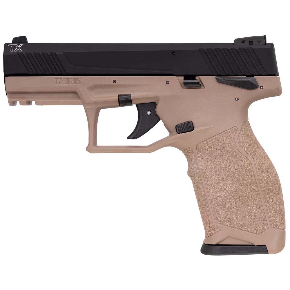 Taurus TX22 22LR FDE/Bk 4" Pistol w/(2)10rd Mags 1-TX22141F-10