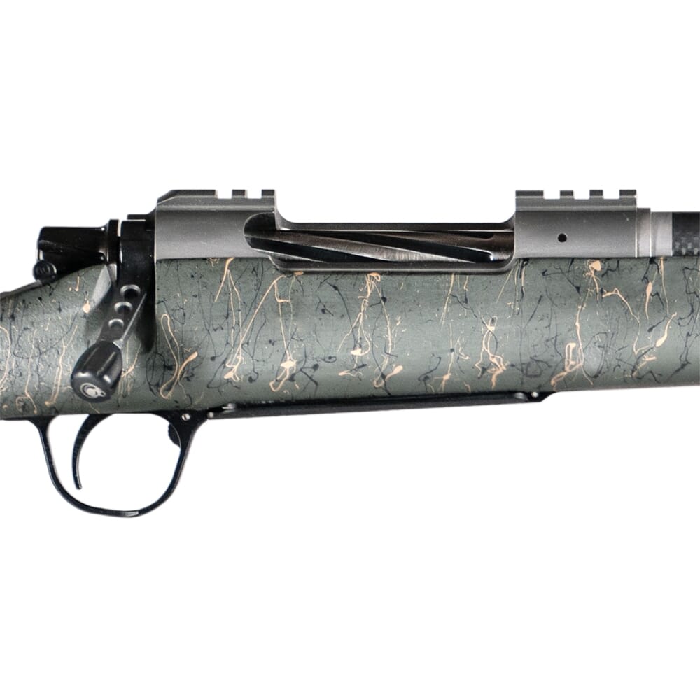 Christensen Arms Summit Ti-TH 6.5x284 26" Thumbhole Green W/Black And Tan Webbing Rifle CA10269-915223