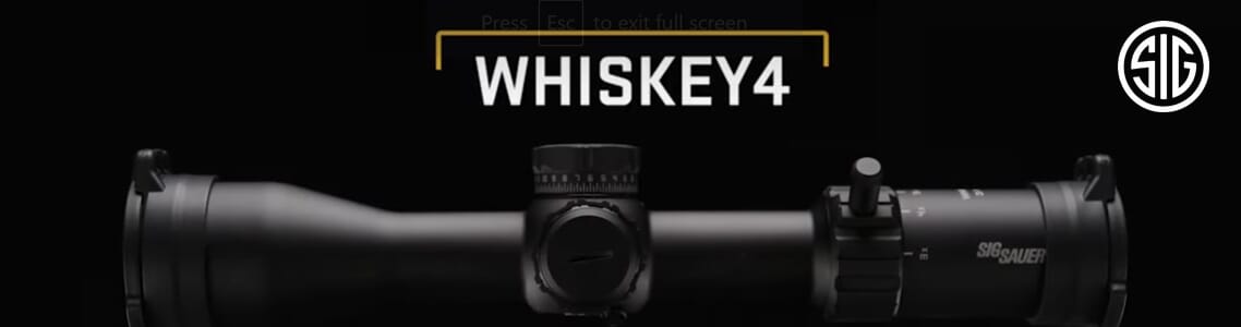 Sig Sauer WHISKEY4 Riflescopes