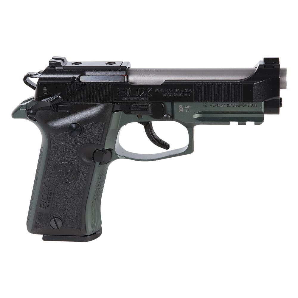 Beretta 80X Cheetah .380 ACP 3.9" Bbl Green Pistol w/(2) 13rd Mags SPEC0712A