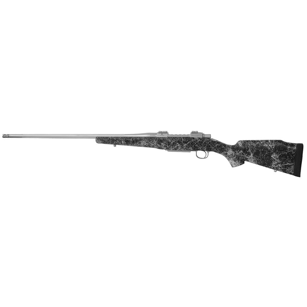 Cooper Firearms M92 Backcountry .300 Win Mag Black w/ Gray Webbing 24" Rifle, Spiral Bolt, Warne SS Base M92-BC-300WinMag-Black/Grey-C