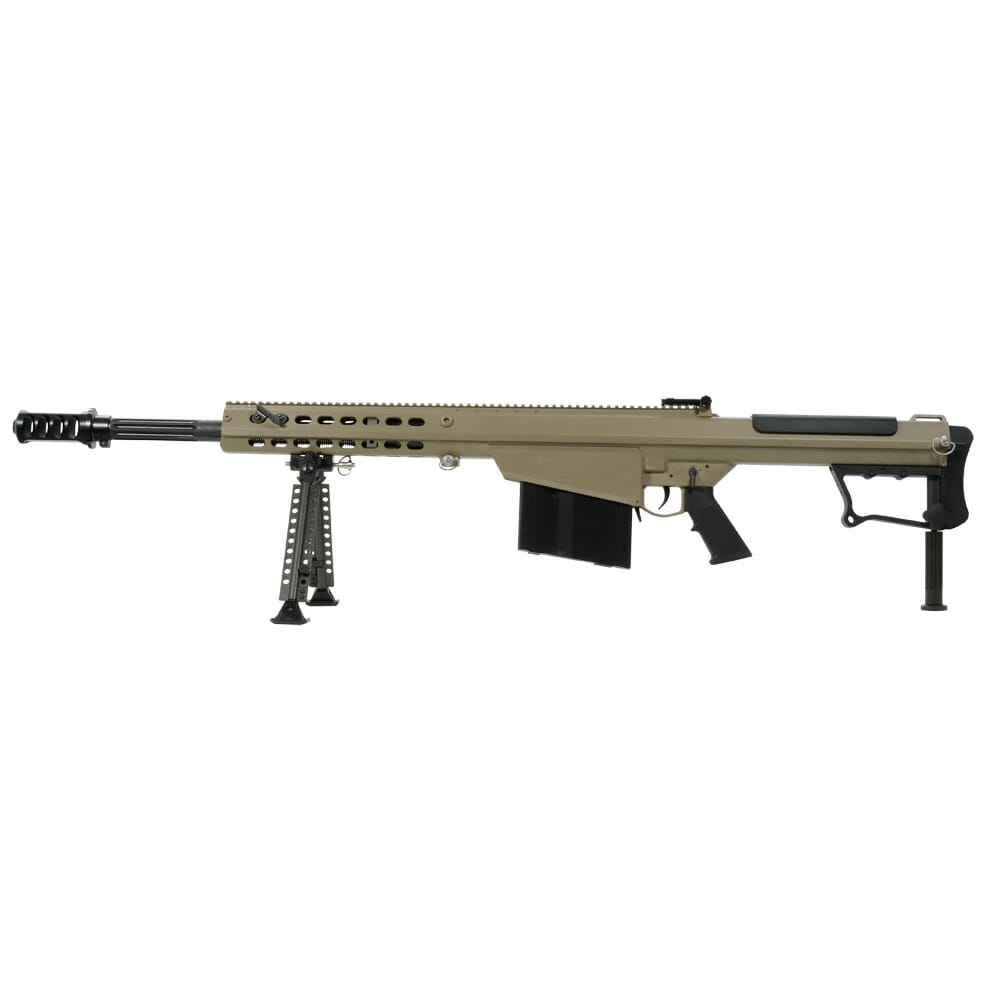 Barrett M107A1 Rifle System Tan Cerakote Receiver Black 20' Fluted Barrel 14558 14558