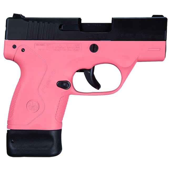 Beretta BU-9 Nano Rosa 9mm Single 6+8rd Mag Pistol JMN9S65
