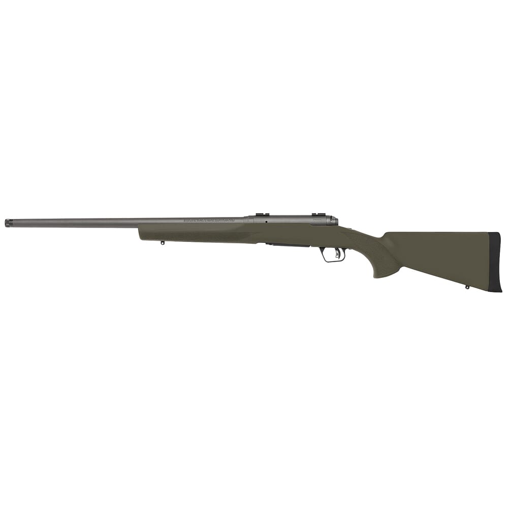 Savage Arms 110 Trail Hunter .450 Bushmaster 20" 1:24" 11/16x24 Bbl OD Green/Tungsten BA Rifle w/(1) 3rd Mag & 2-pc Weaver-Style Bases 58137