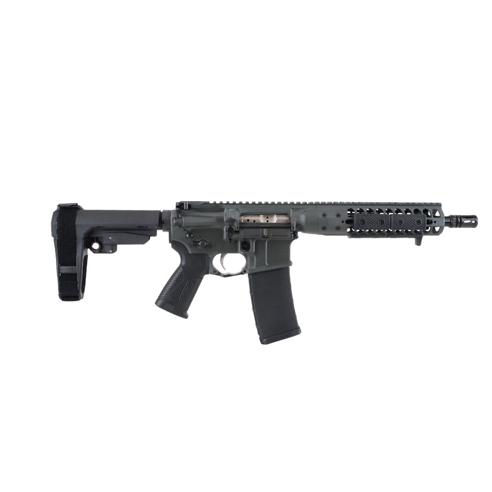 LWRC ICDI Direct Impingement 5.56mm NATO 10.5" 1:7" 1/2x28 Bbl Premium Grey Pistol w/SBA3 Brace ICDIP5PG10SBA3