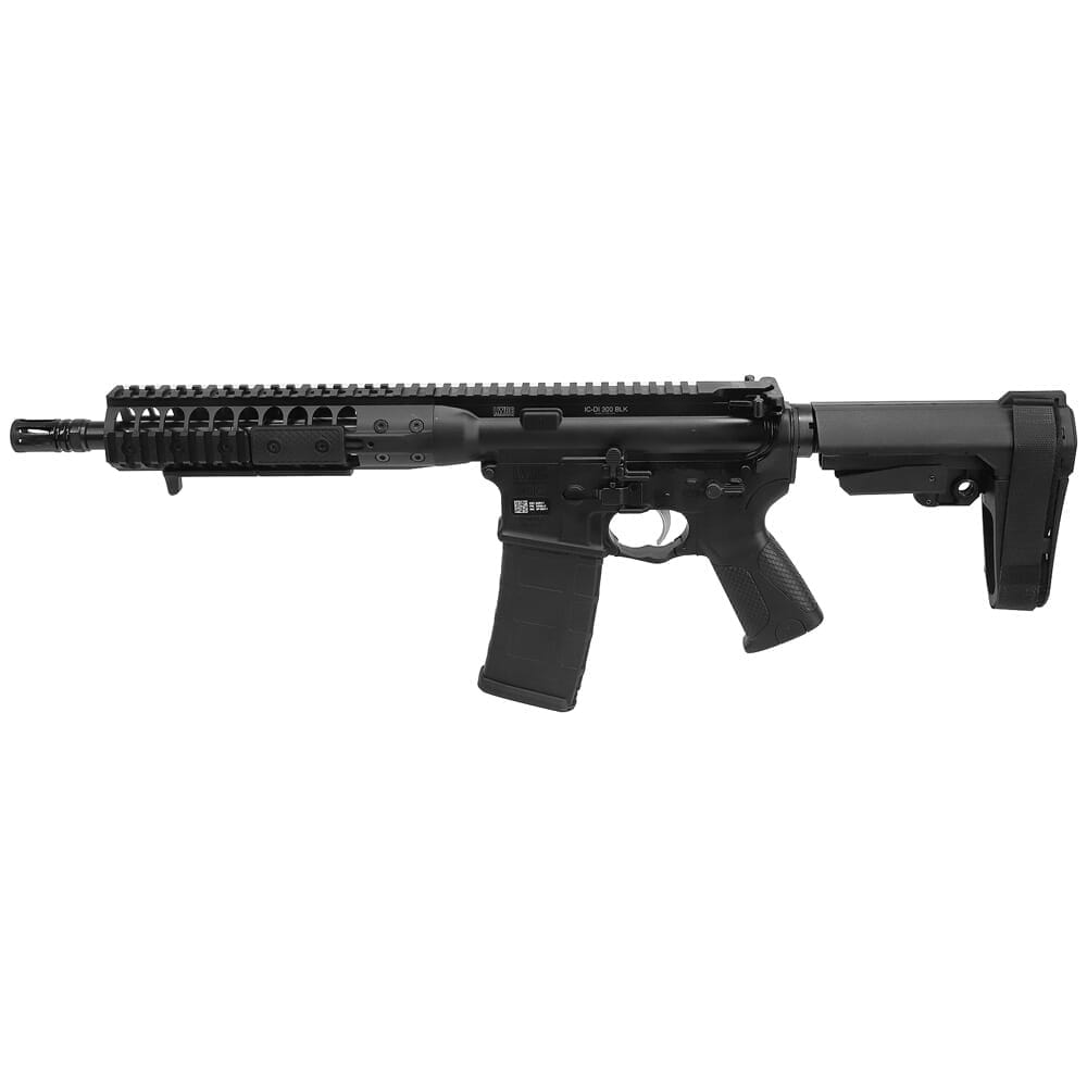 LWRC ICDI Direct Impingement .300 Blackout 10.5" Blk Pistol w/SBA3 Brace ICDIP3B10SBA3