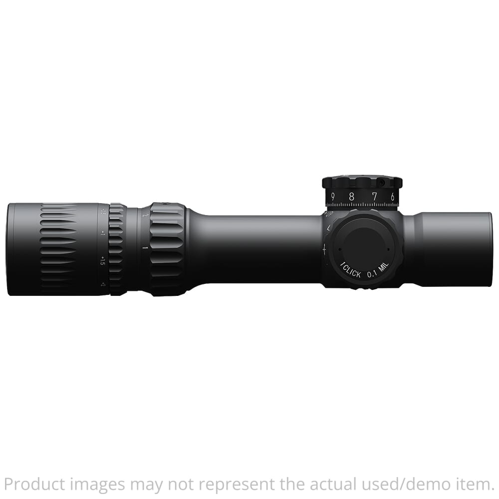 March USED F Tactical Shorty 1-10x24mm DR-TR1 Riflescope w/Shorty Unimount D10SV24FDIML-P-DR-TR1 UA5121