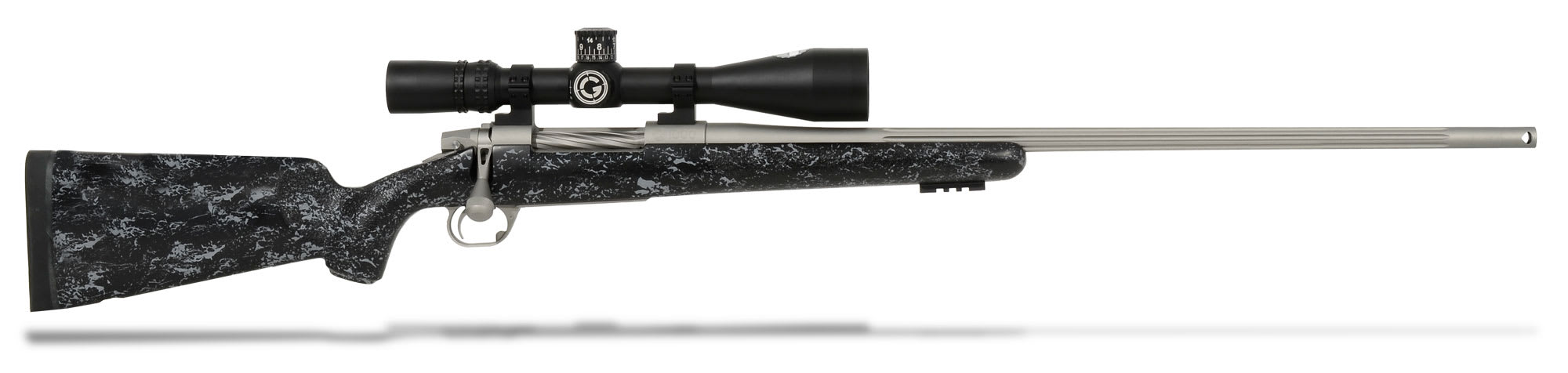 Gunwerks LR1000 6.5x284 Fluted DB SS Black Gray
