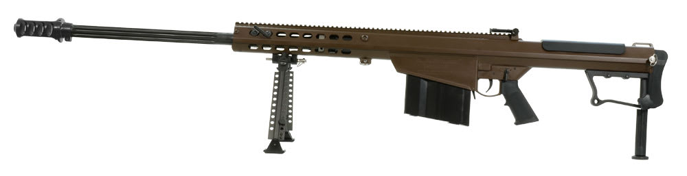 Barrett M107A1 Rifle System Multi Role Brown Receiver Black 29' Fluted Barrel 14557 14557