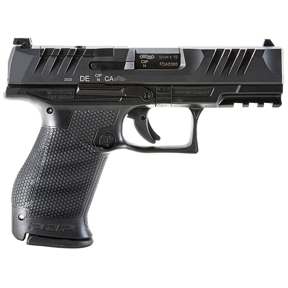 Walther Arms PDP 9mm Black 4" Bbl Optic-Ready Compact Pistol w/(2) 15rd Magazines 2851229