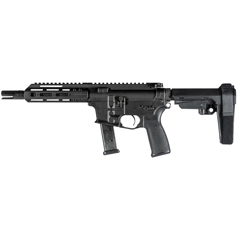 Christensen Arms CA9MM 9mm 7.5" 1:10" M-LOK Black AR Pistol w/SBA3 Tactical Brace 801-11006-00