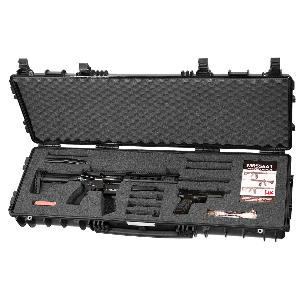 HK MR556A1 5.56 Rifle w/30rd mag, VP9 Black Pistol w/ (2) 15rd mags, & Explorer Case 81000459
