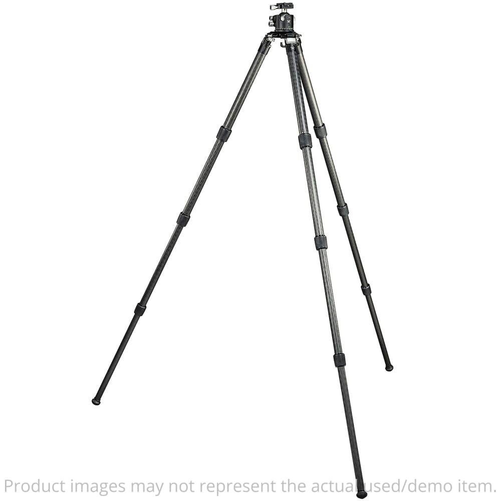 Vortex USED Radian Carbon with Ball Head Tripod Kit w/Ball Head, Counterweight Hook, SS Spike Feet, Multi-Tool, Carry Case, QR Plate, and (3) Hex Wrenches TR-RADB - Light Wear UA5621