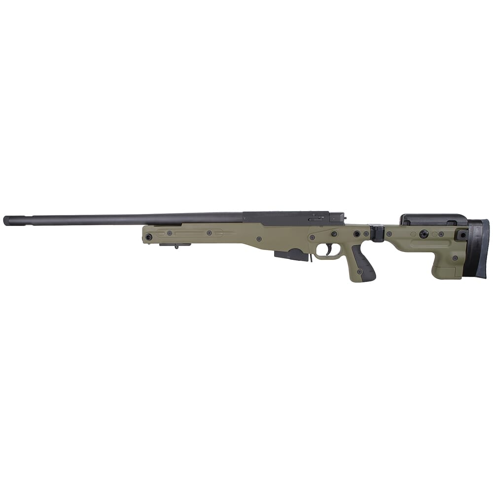 Accuracy International AT 6.5 Creedmoor 24" Threaded Folding Stock Sage Green Rifle ATR6524FOGR