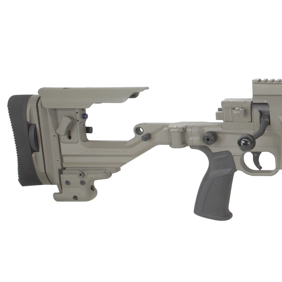 Accuracy International AX50 ELR Folding Rifle Elite Sand .50 BMG 27" M24x1 Triple Port Brake 16" Forend Tube 29030ES