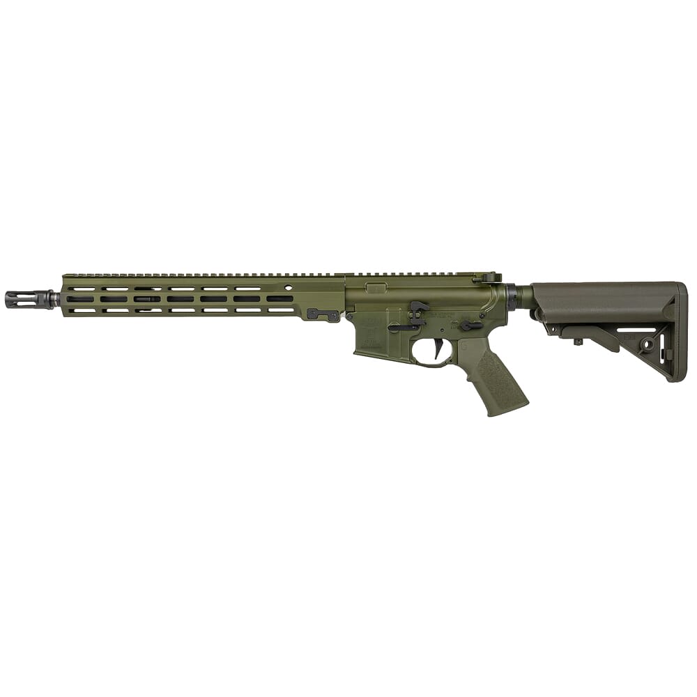 Geissele Super Duty 5.56 NATO 14.5" 1:7" CHF P&W Bbl OD Green Rifle 08-187ODG