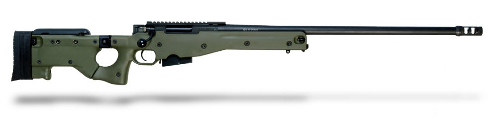 Accuracy International AW 6.5 Creedmoor 26' Plain SAS Brake, Pic Rail, Green Folder