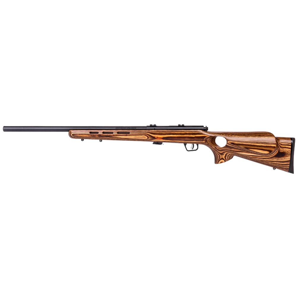 Savage Arms MARK II BTV .22 LR 21" 1:16" Bbl Brown Laminate BA Rifle w/(1) 5rd Mag & Thumbhole Stock 28750