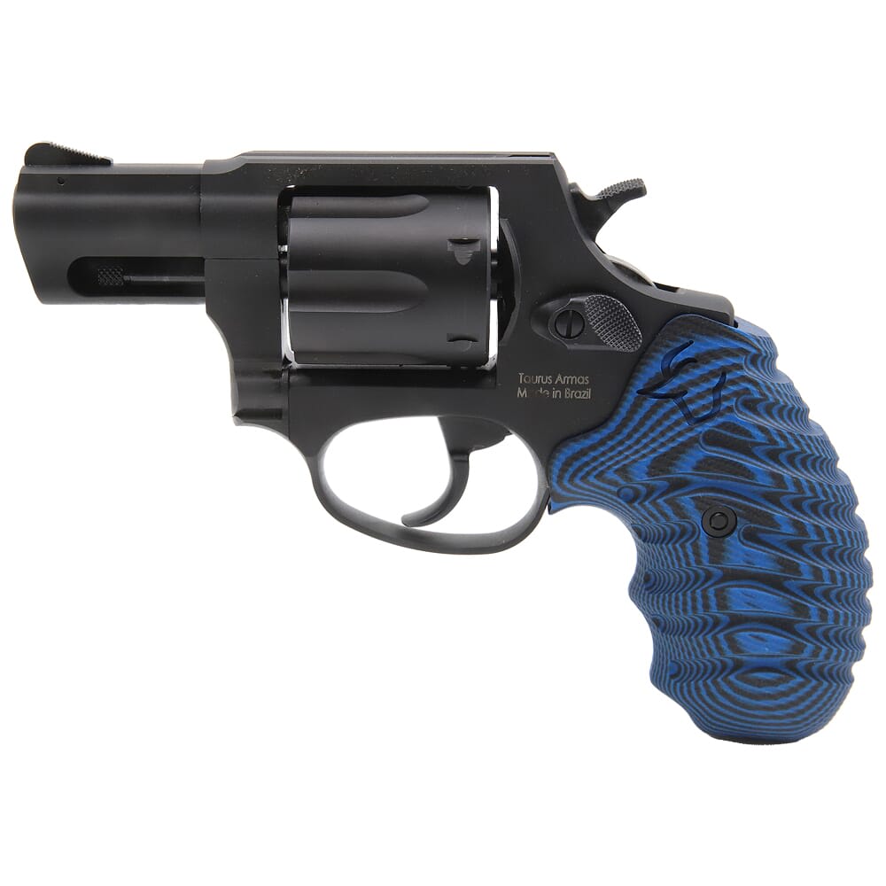 Taurus 856 .38 Special 2" 6rd Bk/Bk VZ Bk Blue Cyclone Grip Revolver 2-856021MVZ16